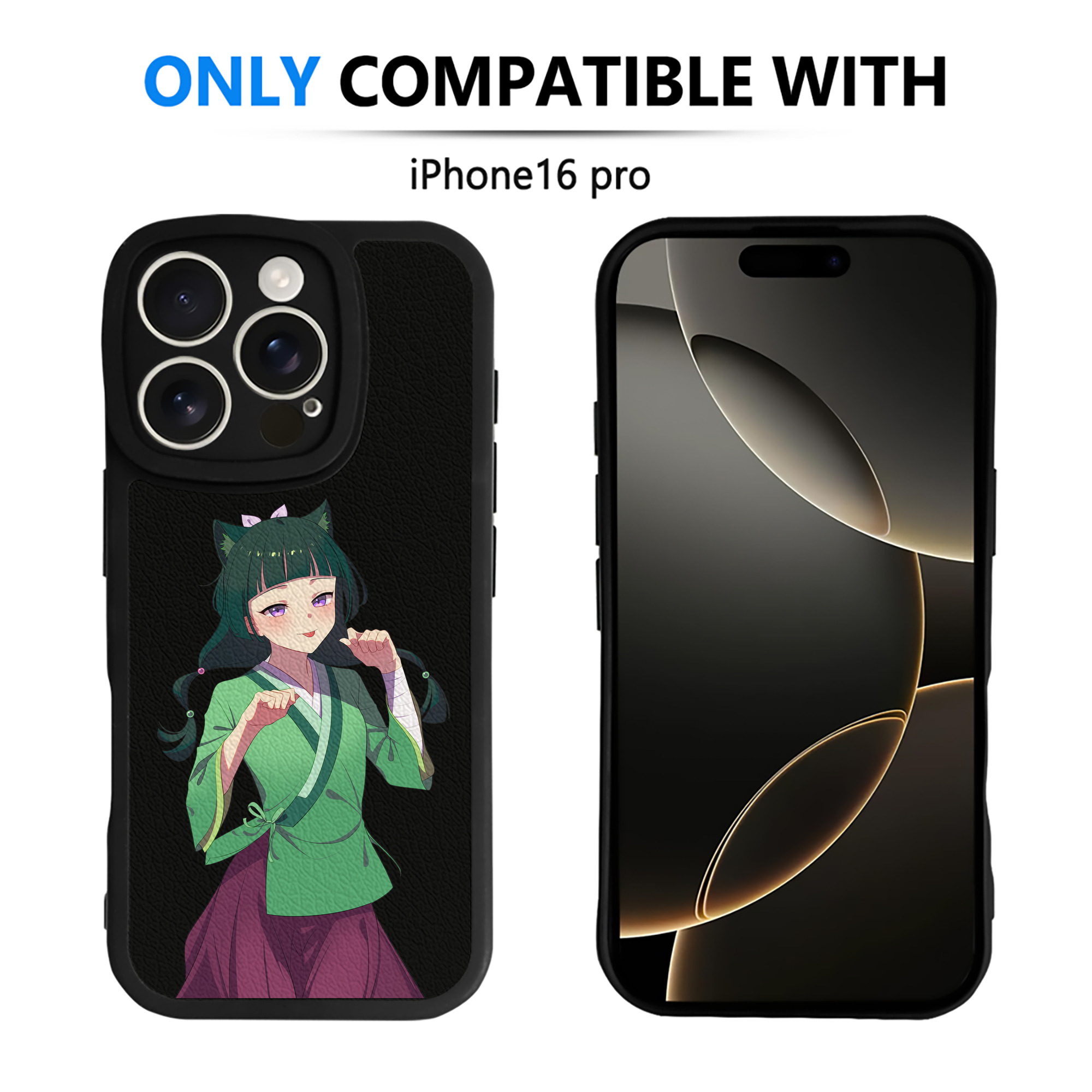 薬屋のひとりごと The Apothecary Diaries 【iPhone 16シリーズ対応】シリコンスマホケース（レザー調） 材質：シリコン